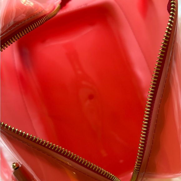 Furla Candy Bag Rubber Pink Top Handle - Picture 9 of 9